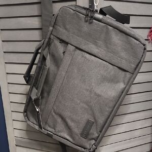 Sleek Gray Laptop Bag for Men
